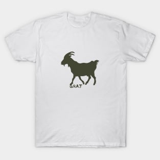 G.O.A.T. olive T-Shirt